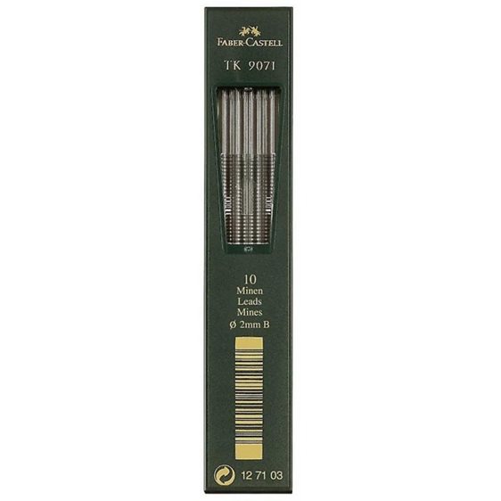 Μύτες Μηχανικού Μολυβιού Faber-Castel  2mm H 127111