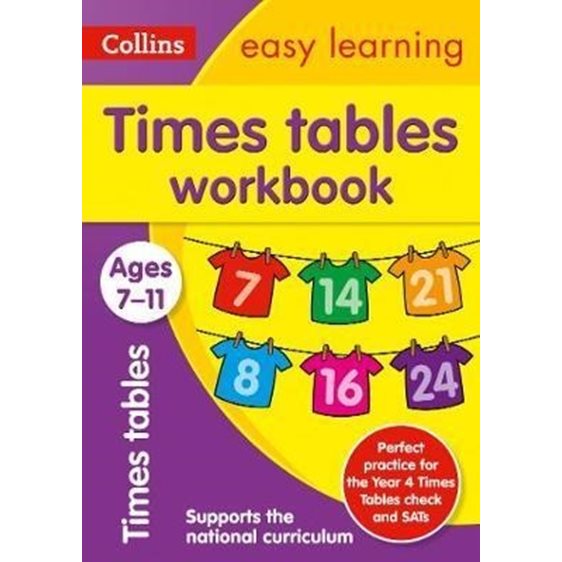 TIMES TABLES WORKBOOK AGES 7-11 (COLLINS EASY LEARNING KS 2) PB