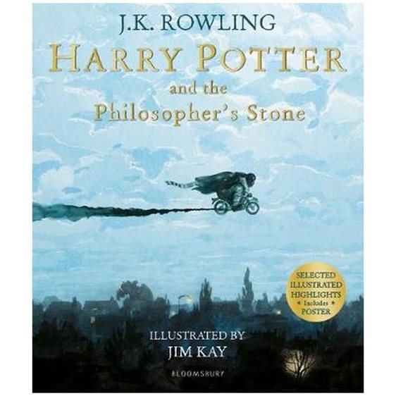 HARRY POTTER AND THE PHILOSOPHERS STONE ILLUSTRATED EDITION PB