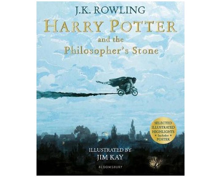 HARRY POTTER AND THE PHILOSOPHERS STONE ILLUSTRATED EDITION PB