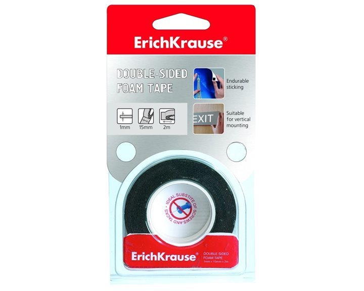 Ταινία Erichkruse Αφρώδης Διπλής Οψης 1mmX15mmX2m Λευκή 19448