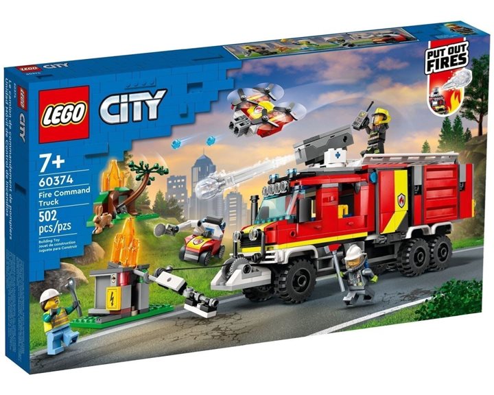 LEGO City Επιχειρησιακό Πυροσβεστικό Φορτηγό 60374