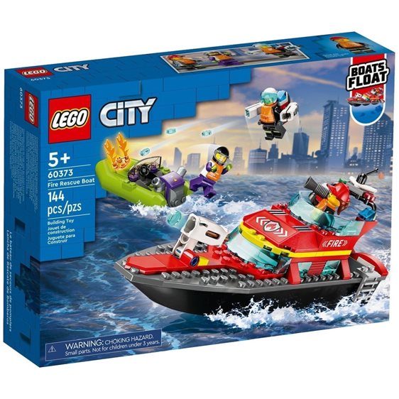 LEGO City Fire Rescue Boat 60373