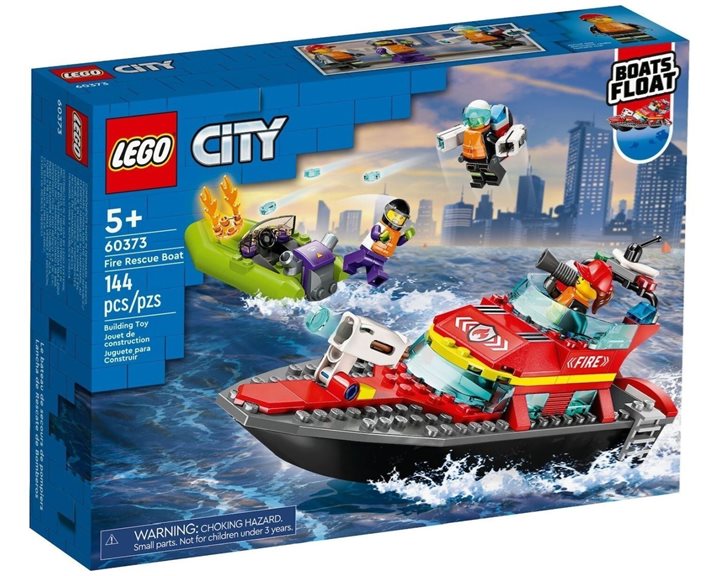 LEGO City Fire Rescue Boat 60373