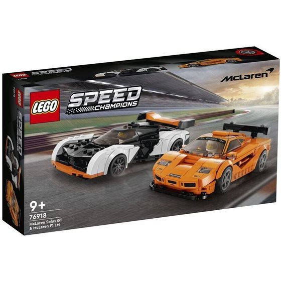 LEGO Speed Champions Mclaren Solus Gt and F1 Lm 76918