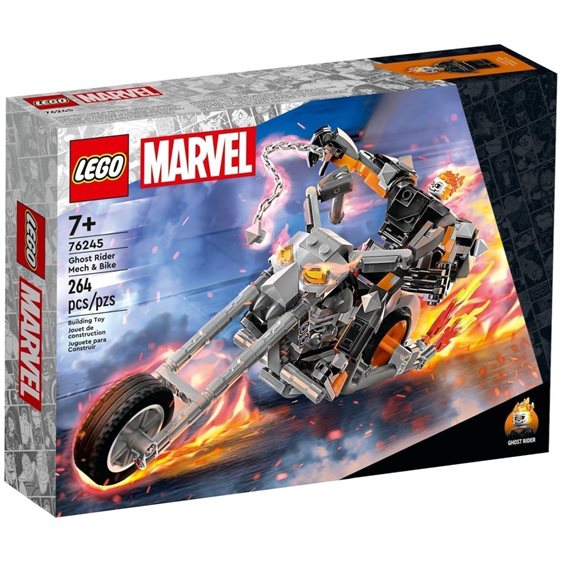 LEGO Marvel Super Heroes Εξωστολή και Μηχανή Του Γκόουστ Ράιντερ 76245