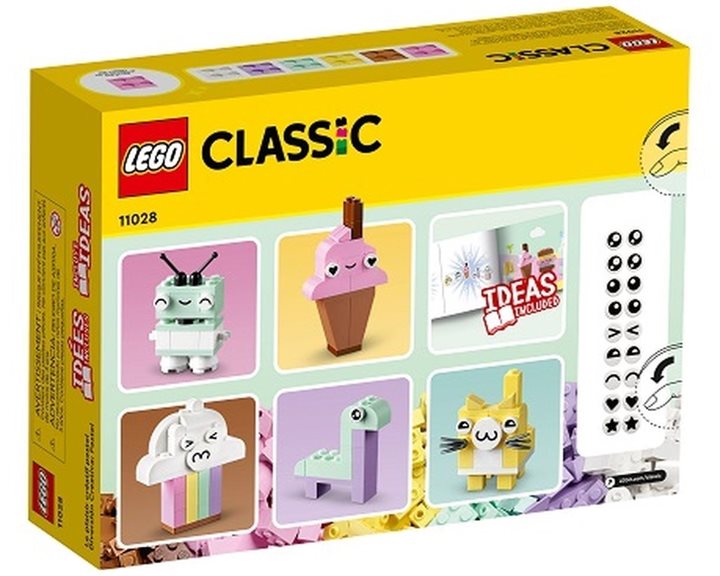 Lego Classic Δημιουργική Διασκέδαση Σε Παστέλ Χρώματα 11028