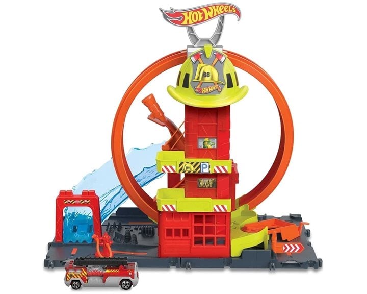 Mattel Hot Wheels City Πίστα Πυροσβεστικός Σταθμός HKX41