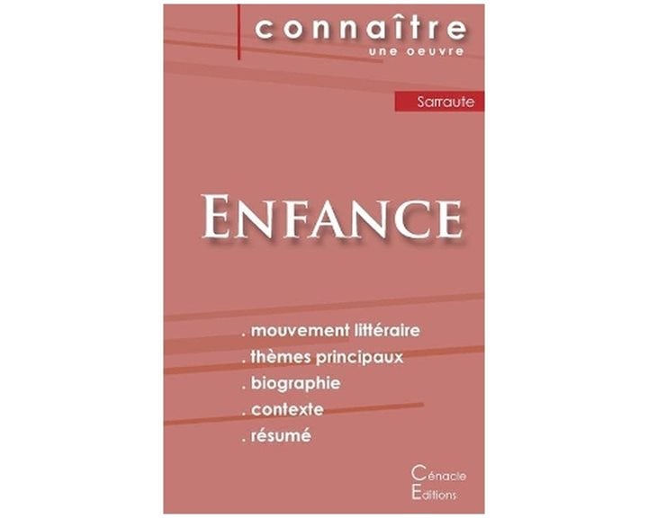 ENFANCE DE NATHALIE SARRAUTE (FICHE DE LECTURE)  POCHE