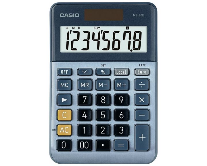 Αριθμομηχανή Casio MS-80E 8ψηφίων