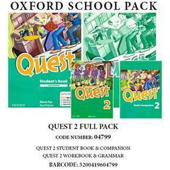 Quest 2 Full Pack (sb +wb + Grammar +companion)- 04799
