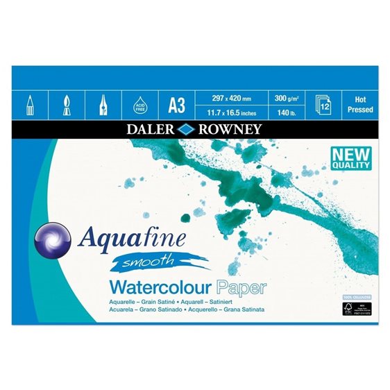 Aquafine Pad 300g Smooth A3