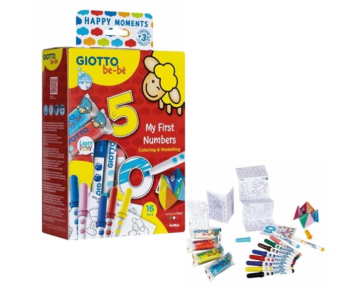 Giotto be-be Happy Moments My First Numbers