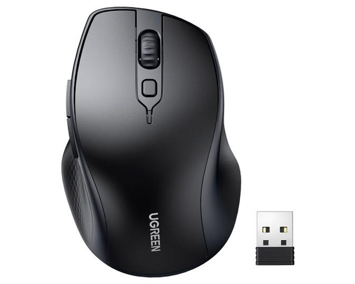 Mouse Wireless 2.4 GHz & Bluetooth UGREEN MU101 Black 90395