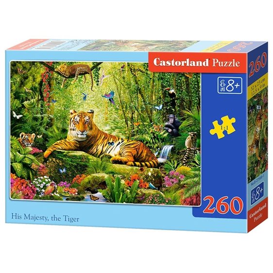 Παζλ Castorland 260 τμχ His Majesty The Tiger