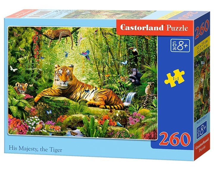 Παζλ Castorland 260 τμχ His Majesty The Tiger