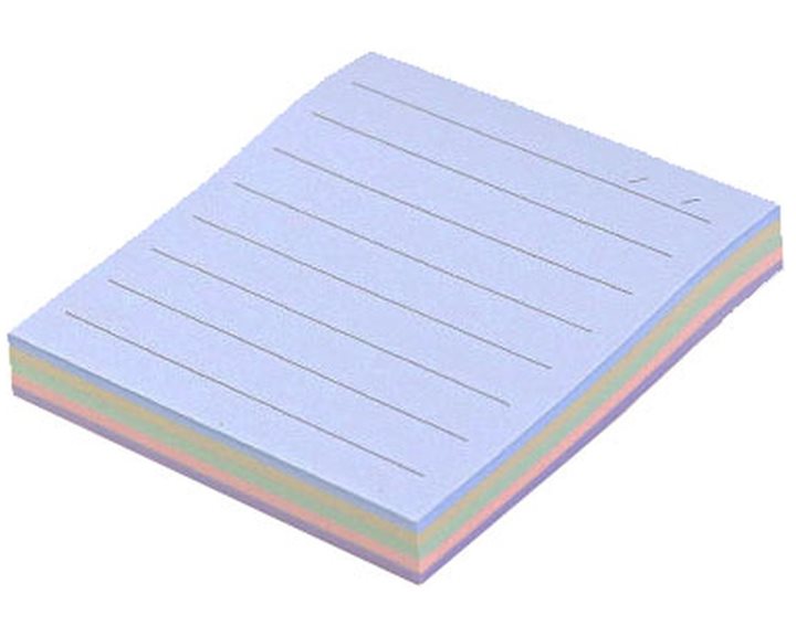 Αυτοκόλλητες Σημειώσεις 76x76mm 5 Χρωμάτων 100φ YS-506