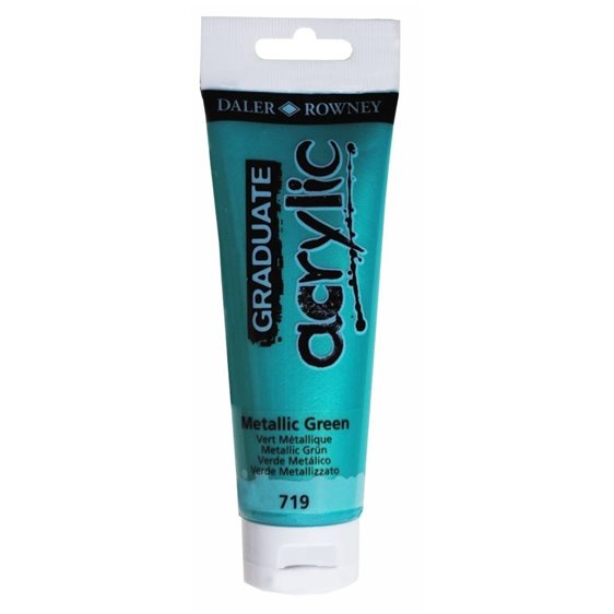 Ακρυλικό Χρώμα Graduate 120ml 719 Metallic Green