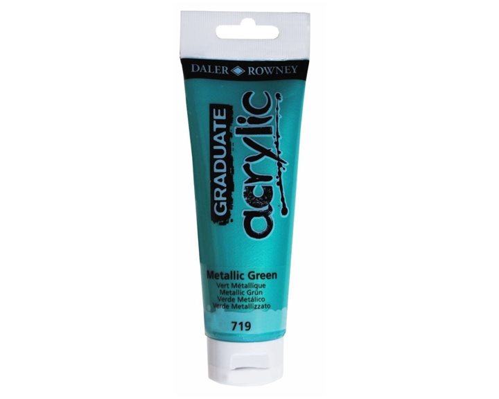 Ακρυλικό Χρώμα Graduate 120ml 719 Metallic Green