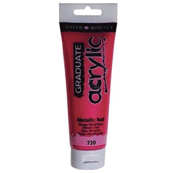 Ακρυλικό Χρώμα Graduate 120ml 720 Metallic Red
