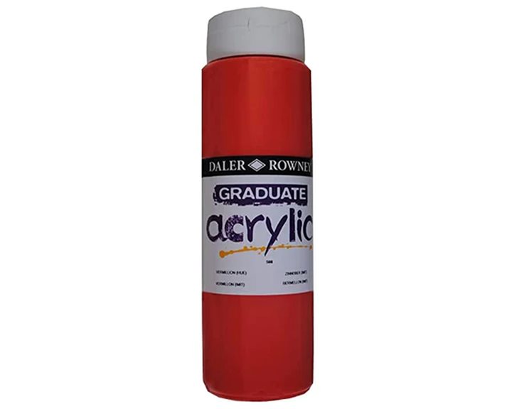Ακρυλικό Χρώμα Graduate 500ml 500 Cadmium Red(Hue)