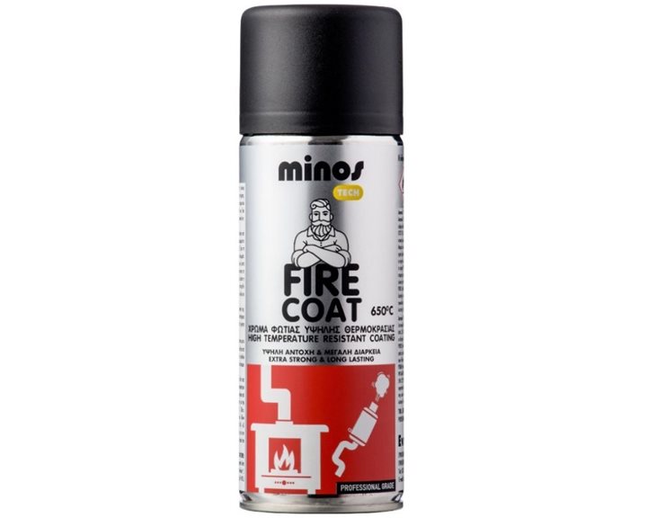 Minos Fire Coat Fire Spray Aσημί 400ml