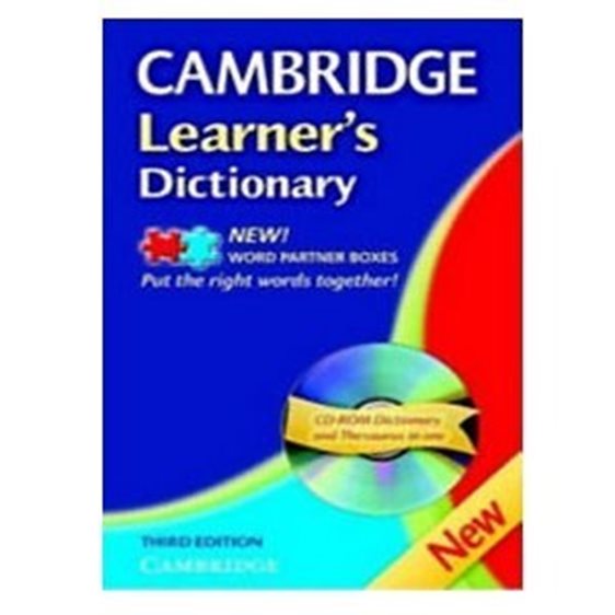 CAMBRIDGE LEARNER S DICTIONARY WITH CD ROM  3RD EDITION