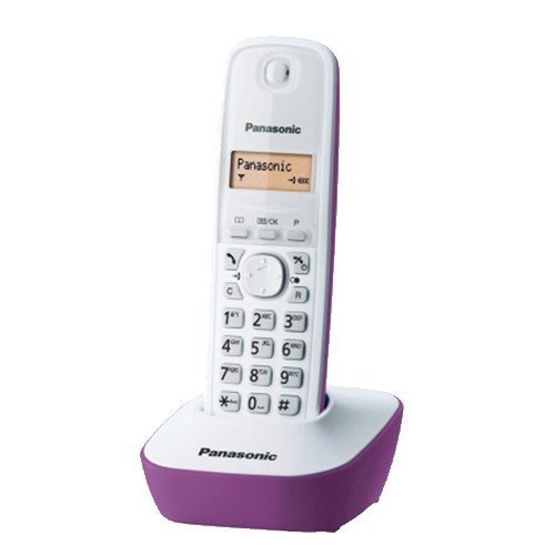 Ασύρματο Τηλέφωνο Panasonic KX-TG1611GRF White-Purple (KX-TG1611GRF) (PANKXTG1611GRF)