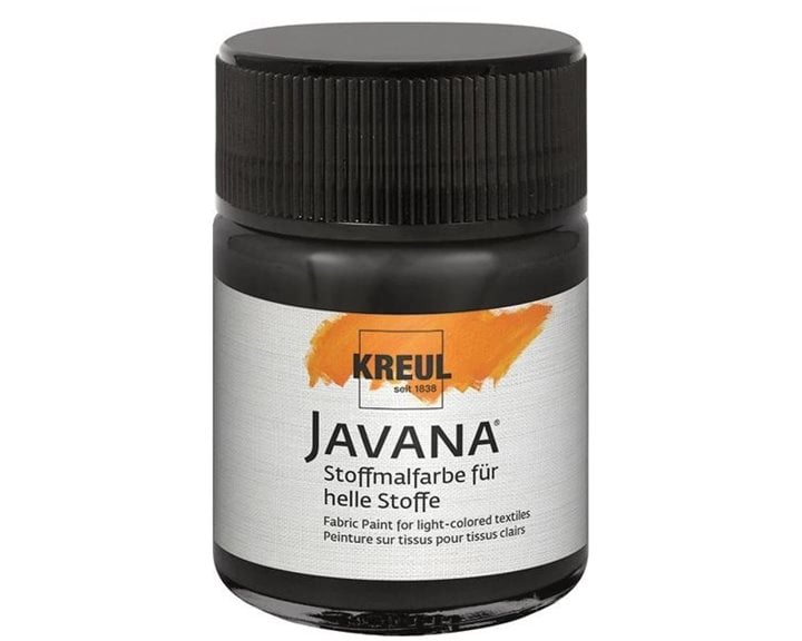 Kreul 50ml Javana Ανοιχτόχρωμο Ύφασμα Black