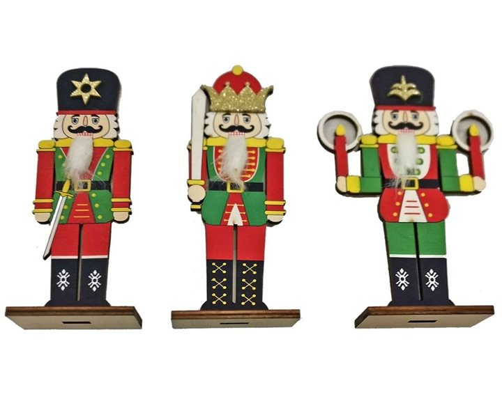 Κρεμαστό Στολίδι Καρυοθραύστης 12χ4cm Xmasfest 1132960