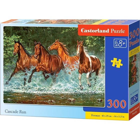 Παζλ Castorland 300τμχ 40x29cm Cascade Run