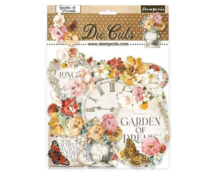 Stamperia Die Cuts Chipboard Shapes -  Garden Of Promises