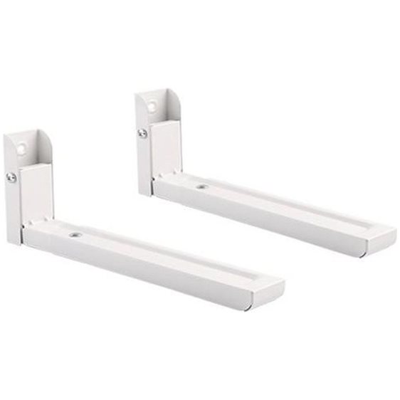 GEMBIRD UNIVERSAL HEAVY DUTY STEEL WALL BRACKETS 30 KG WHITE