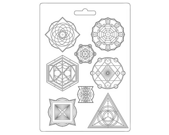 Stamperia Εύκαμπτο Καλούπι Stamperia A4 Symbols, Alchemy