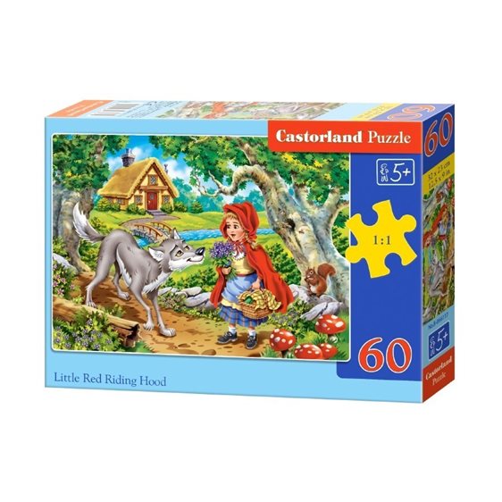 Παζλ Castorland 60 τμχ. Little Red Riding Hood 32x23cm B-066117