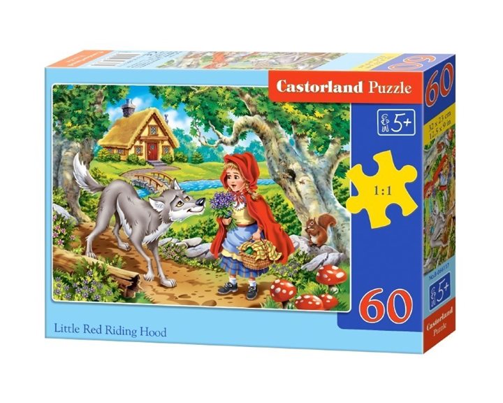 Παζλ Castorland 60 τμχ. Little Red Riding Hood 32x23cm B-066117