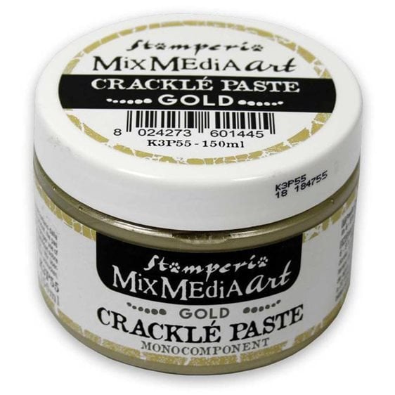Stamperia Πάστα Κρακελέ 150ml Gold