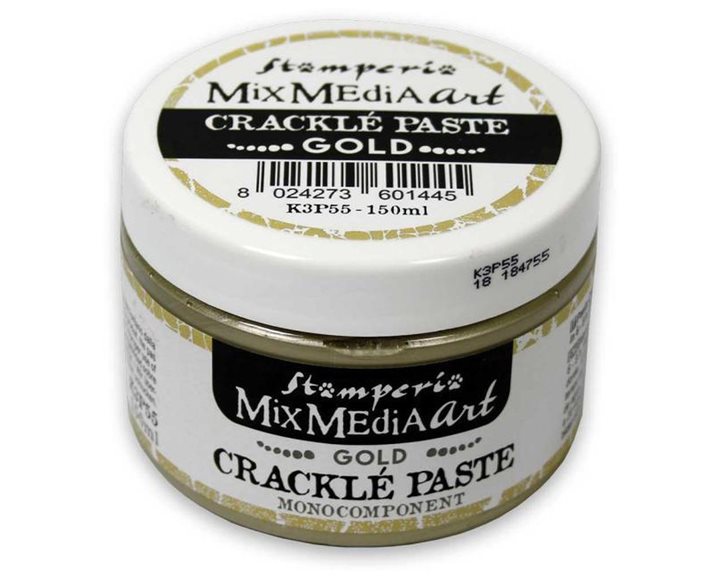 Stamperia Πάστα Κρακελέ 150ml Gold