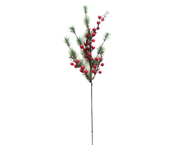 Κλωνάρι Πεύκο Με Γκι 66x24cm Xmasfest 1132572