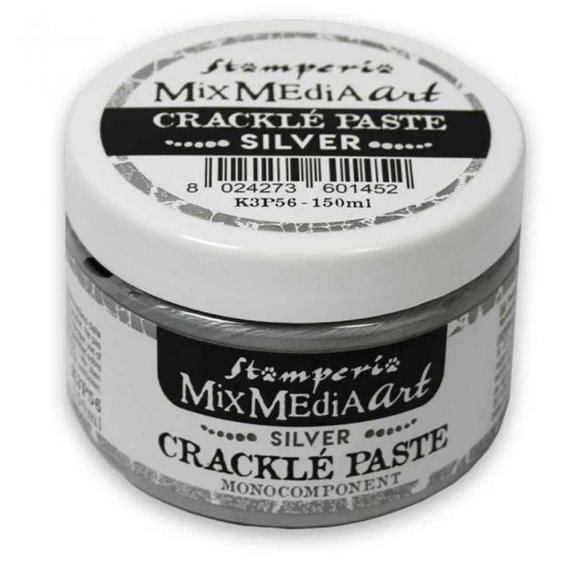 Stamperia Πάστα Κρακελέ 150ml Silver