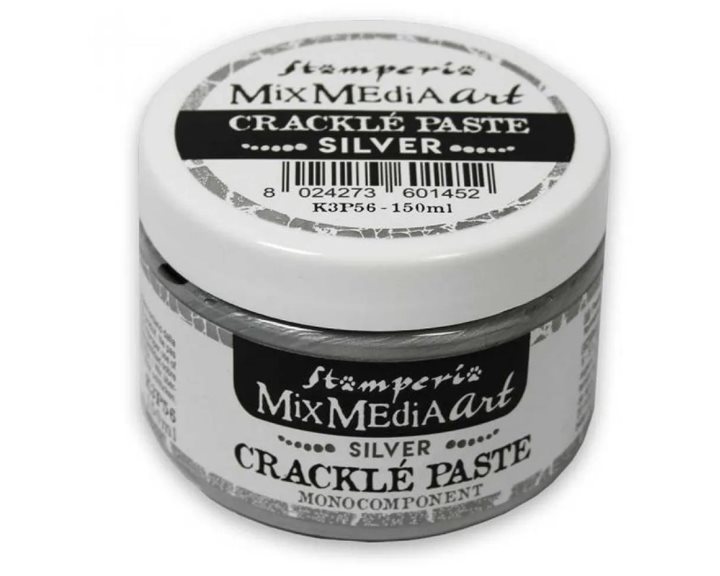 Stamperia Πάστα Κρακελέ 150ml Silver