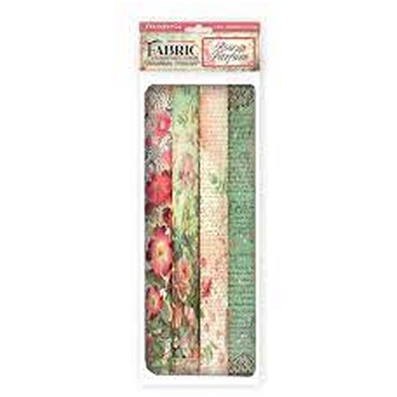 Stamperia Ύφασμα με Σχέδια 30x30cm Rose Parfum
