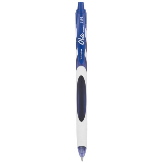 Στυλό Zebra Ola Gel με Κουμπί 0.5mm Μπλε