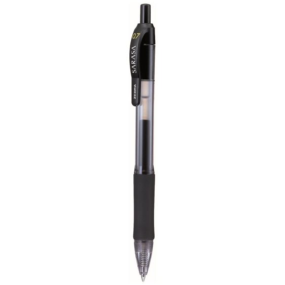 Στυλό Zebra Sarasa Retractable 0.7mm Μαύρο