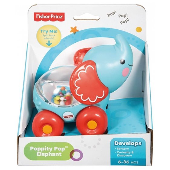 Fisher-Price Οχηματάκια Poppity Pop Ελέφαντας