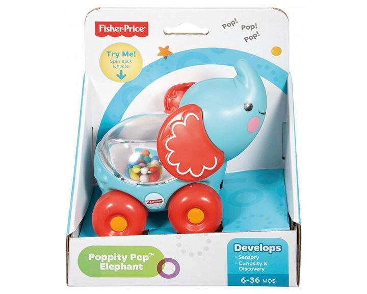 Fisher-Price Οχηματάκια Poppity Pop Ελέφαντας