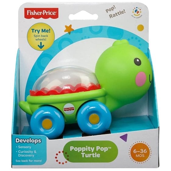 Fisher-Price Οχηματάκια Poppity Pop Χελώνα