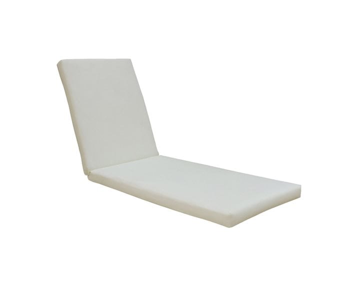 Sunlounger Μαξιλάρι Ξαπλώστρας Ύφασμα Εκρού Water Repellent, Foam+Polyester Φερμουάρ-Velcro Ε2017