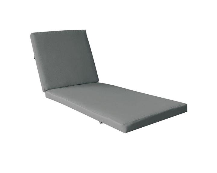 Verano Μαξιλάρι Ξαπλώστρας (A) Ύφασμα Γκρι Water Repellent Με Φερμουάρ - Velcro Ε225,Μ2