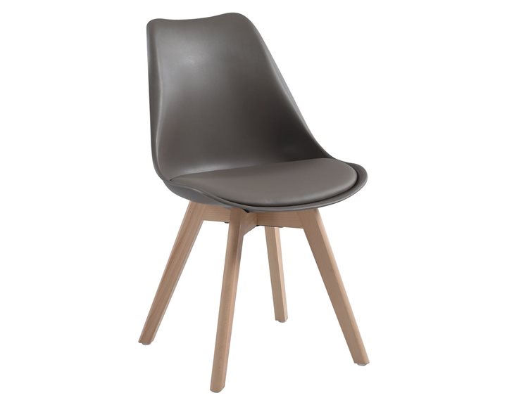 Martin Καρέκλα Τραπεζαρίας Metal Cross Ξύλο, PP Sand Beige, Αμοντάριστη Ταπετσαρία ΕΜ136,90W